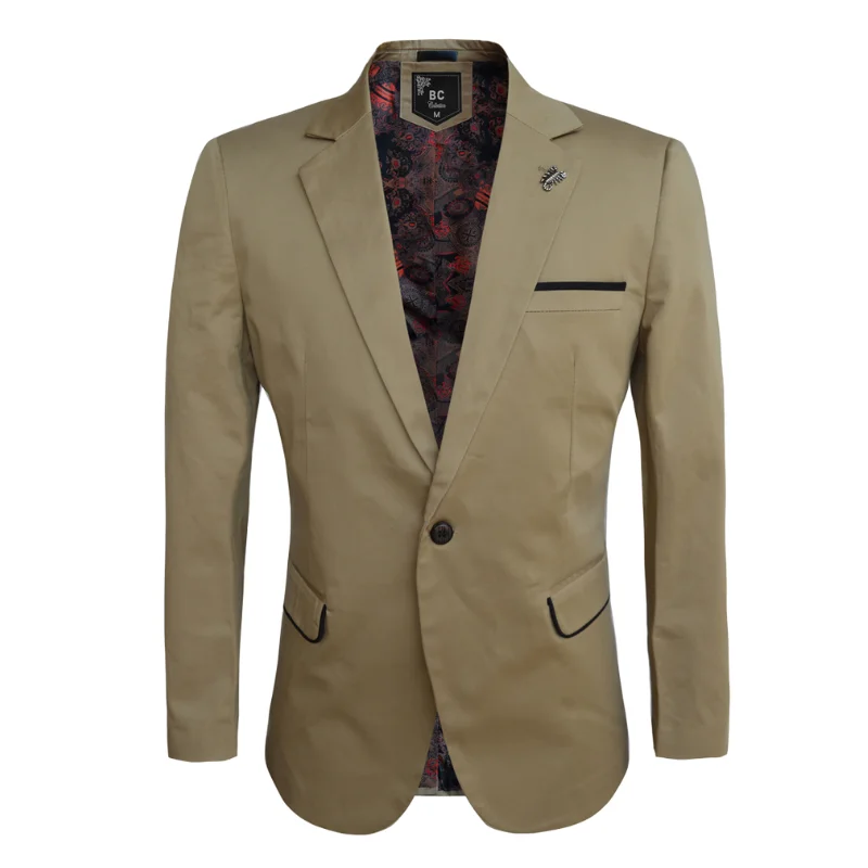 Men's Cotton-Stretch Blazer Safari 512 Organic