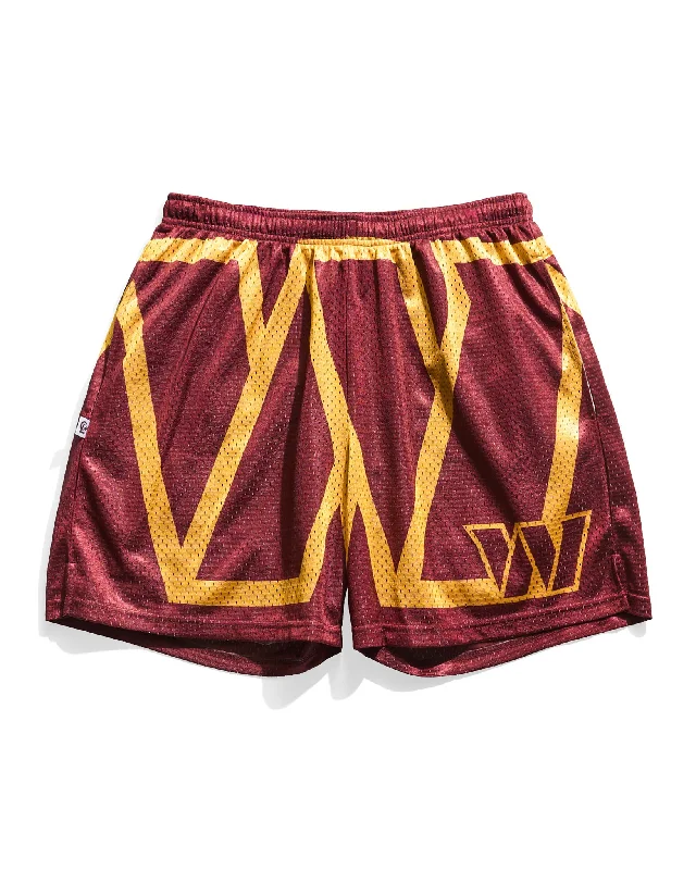 Washington Commanders Big Logo Retro Shorts Elegant Men's Formal 