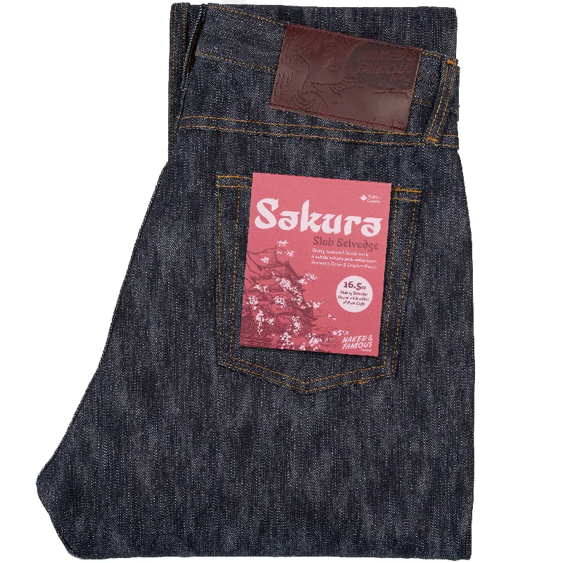 True Guy - Sakura Slub Selvedge Preppy Men's College