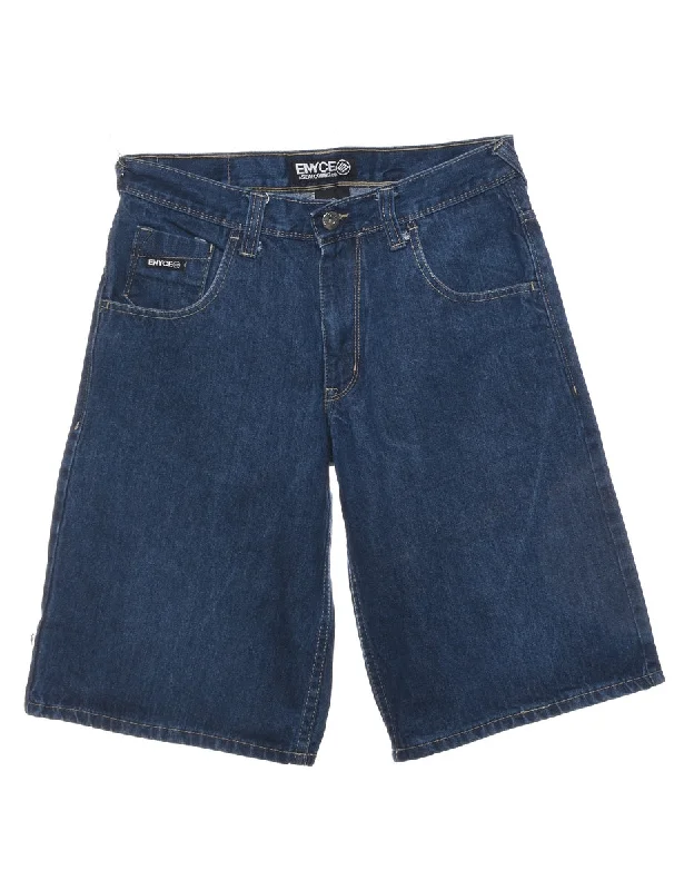 Indigo Denim Shorts - W32 L13 Sophisticated Men's 