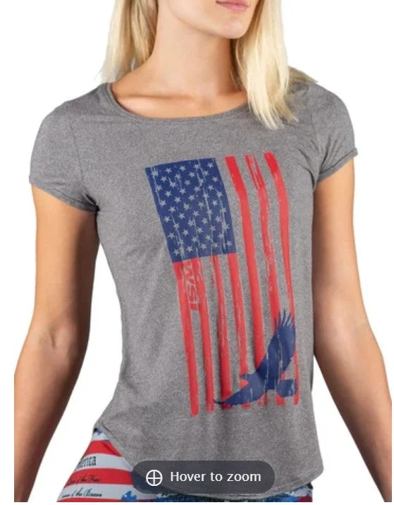 Patriot Women's SoftTECH™ T-Shirt Unique Men's Upcycled