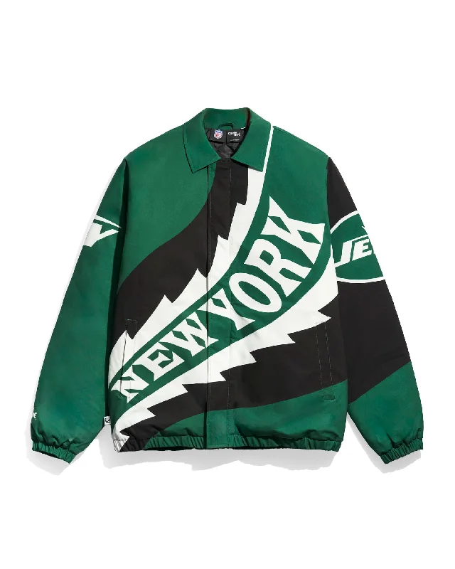 New York Jets Saw Blade Quilted Puffer Jacket (2024) Cozy Men's Winter