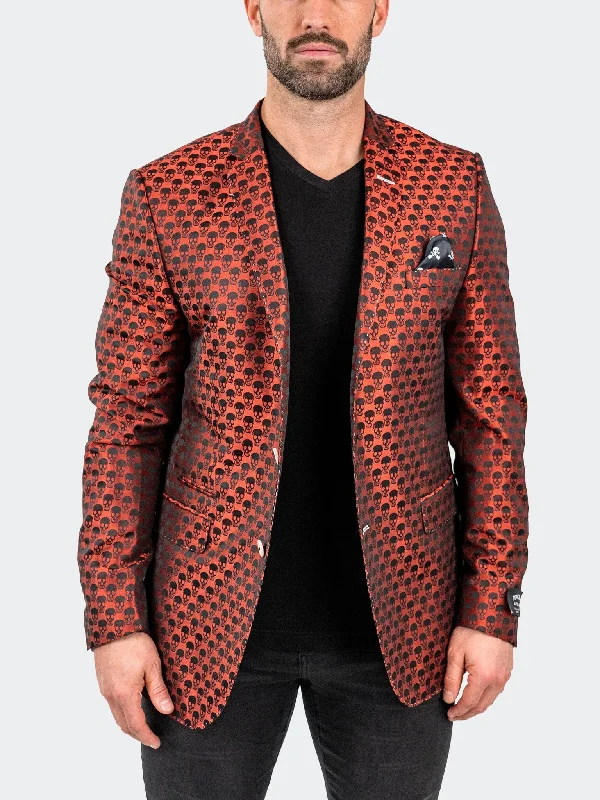 Blazer SkullRepeat Orange Laid