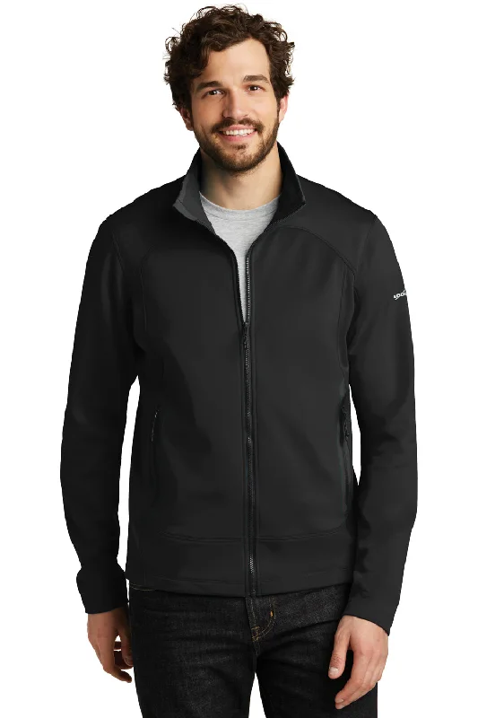 Eddie Bauer Mens Highpoint Pill Resistant Fleece Full Zip Jacket - Black Dynamic Men's High