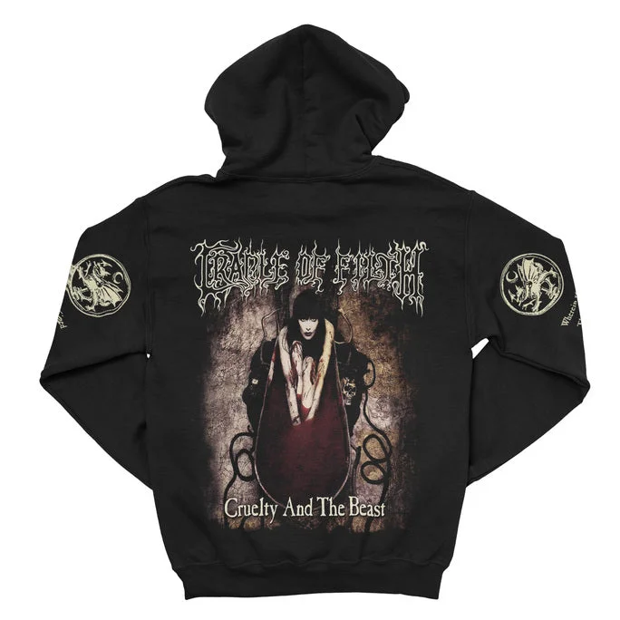 Cradle Of Filth "Cruelty And The Beast" Zip Hoodie Edgy Men's Punk