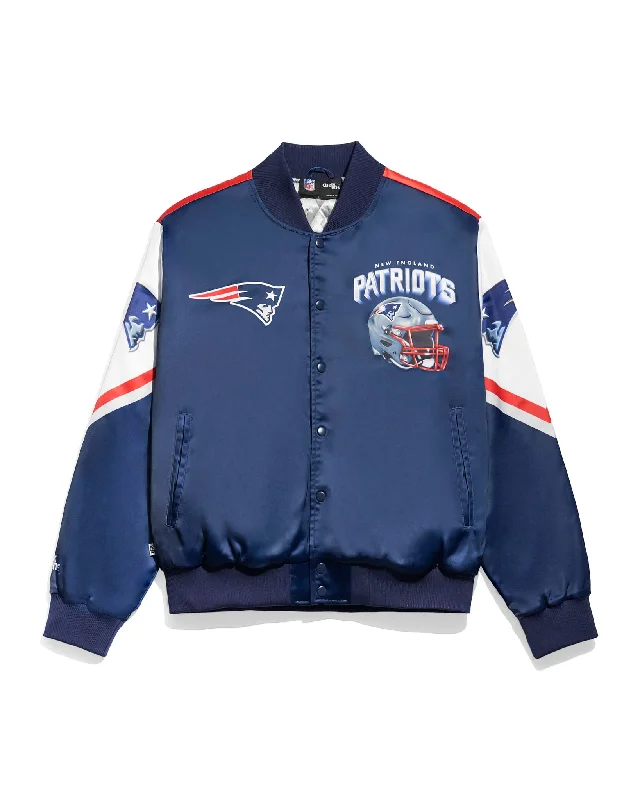 New England Patriots Helmet Fanimation Jacket Beach