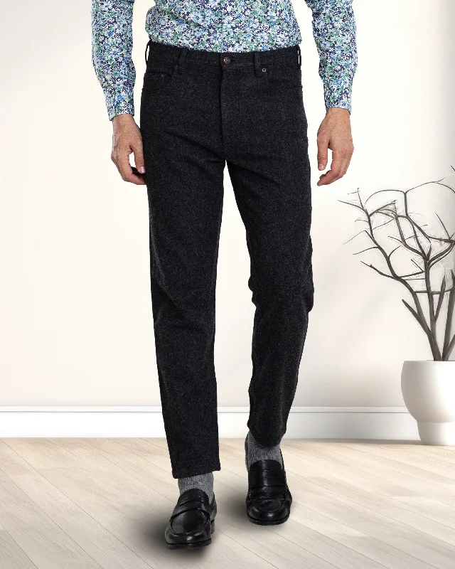 Charcoal Grey Wool Jeans Tough Men's Tactical