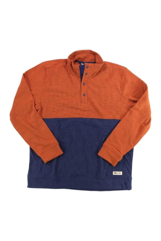 Outdoor Research Men's Trail Mix Snap Pullover Bold Men's Statement