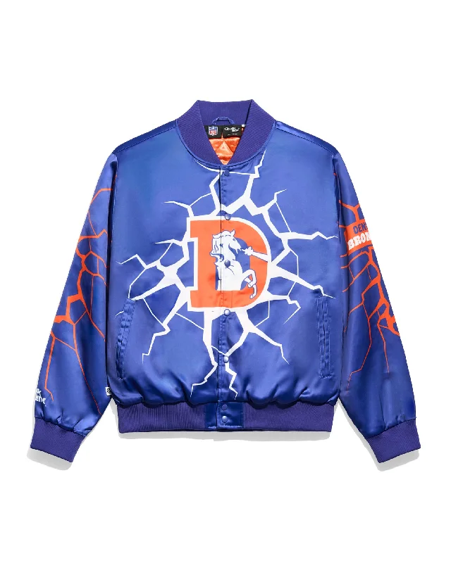 Denver Broncos Earthquake Fanimation Jacket Youthful Men's Pop