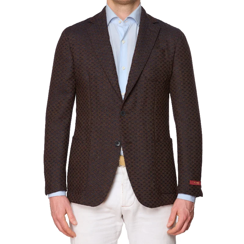 ERNESTO Parma by Gianfranco Bommezzadri Wool-Mohair Jacket EU 50 US 40 Slim Refined Men's Velvet