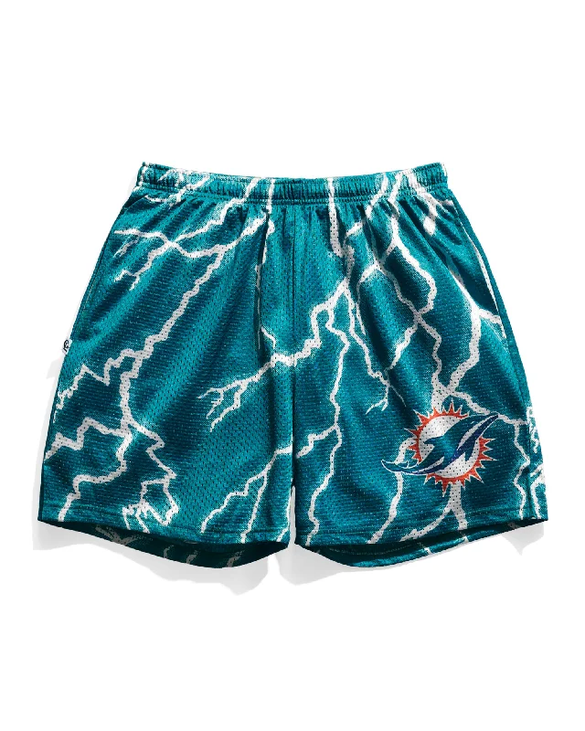 Miami Dolphins Lightning Retro Shorts Refined Men's European