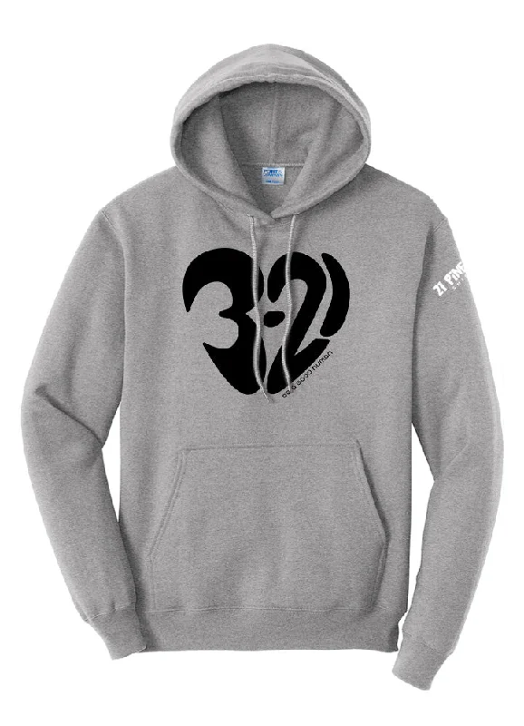 Heart Drip Hoodie Dynamic Men's Glow