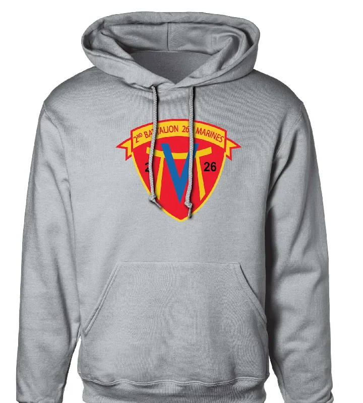 2nd Battalion 26th Marines Hoodie Confident Men's Power