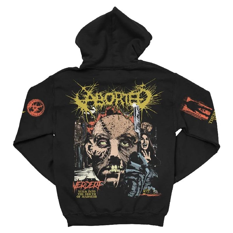 Aborted "Verderf" Zip Hoodie Unique Men's Patch