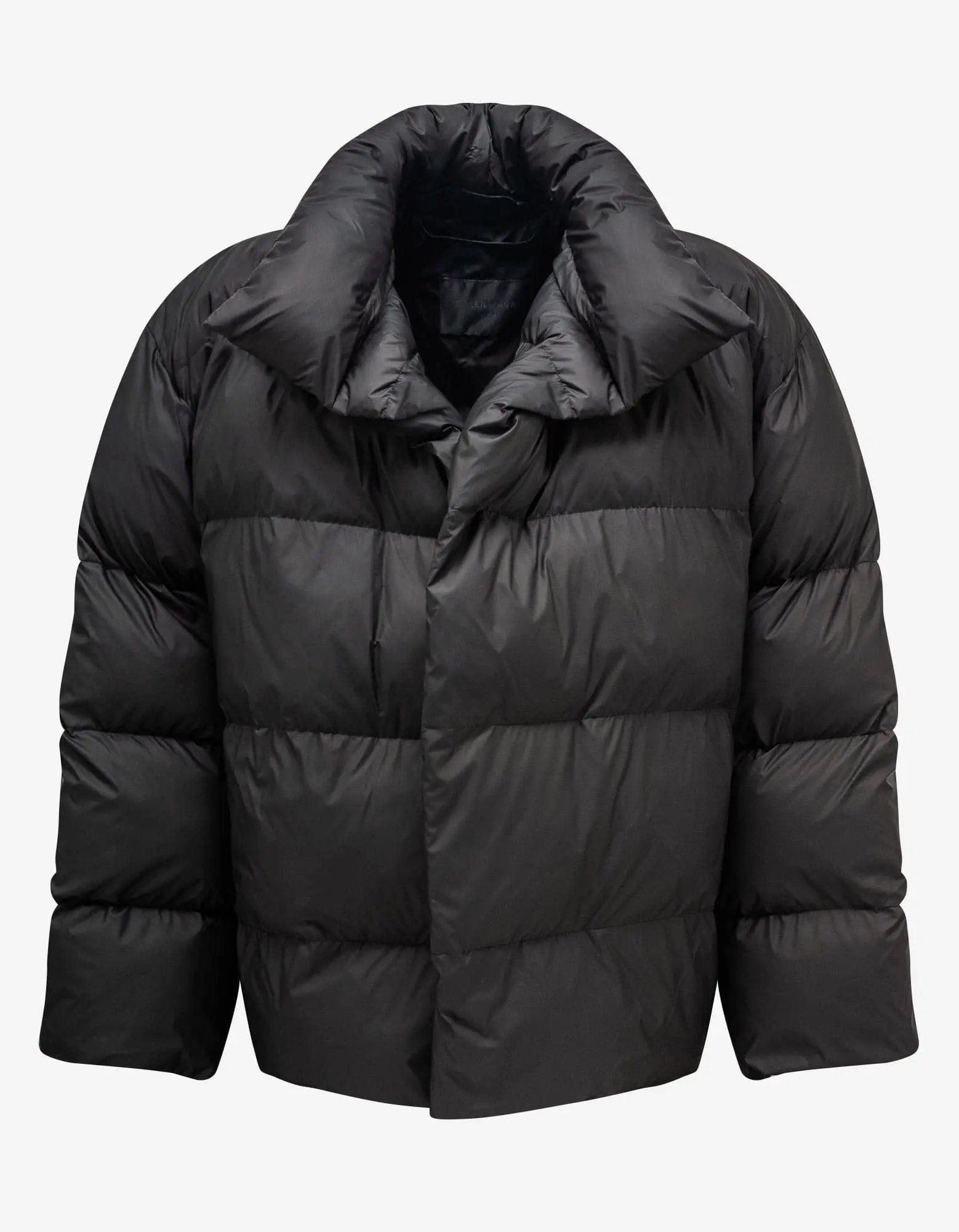 Balenciaga Black Wrap Puffer Jacket Hip Men's Urban