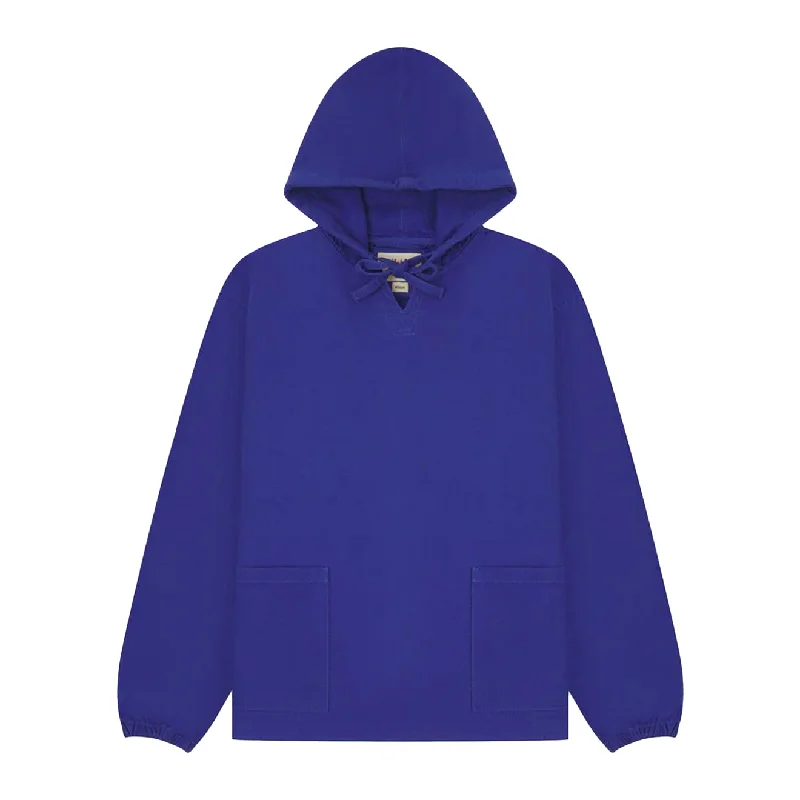 USKEES 3008 Hooded Smock Ultra Blue Business