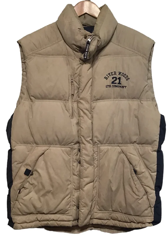 River Woods Padded Bodywarmer / Gilet (Size XL) Relaxed Men's Beach