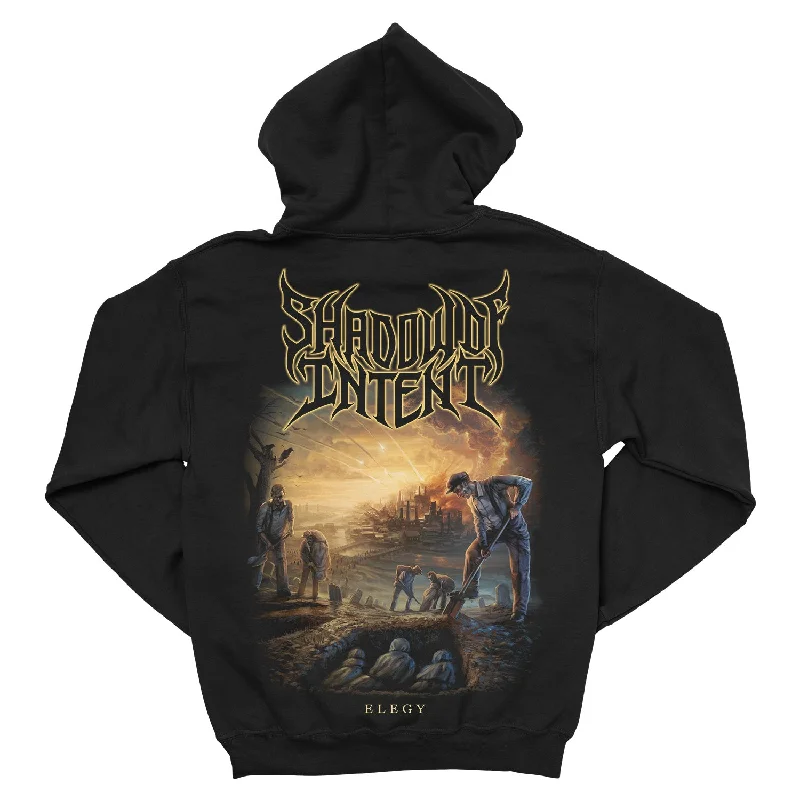 Shadow Of Intent "Elegy" Zip Hoodie Unique Men's Upcycled