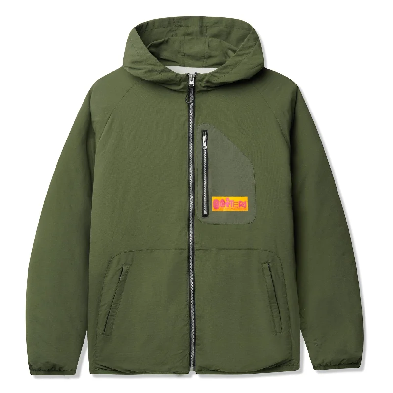 Butter Goods Ripstop Jacket Forest Artistic Men's Hand