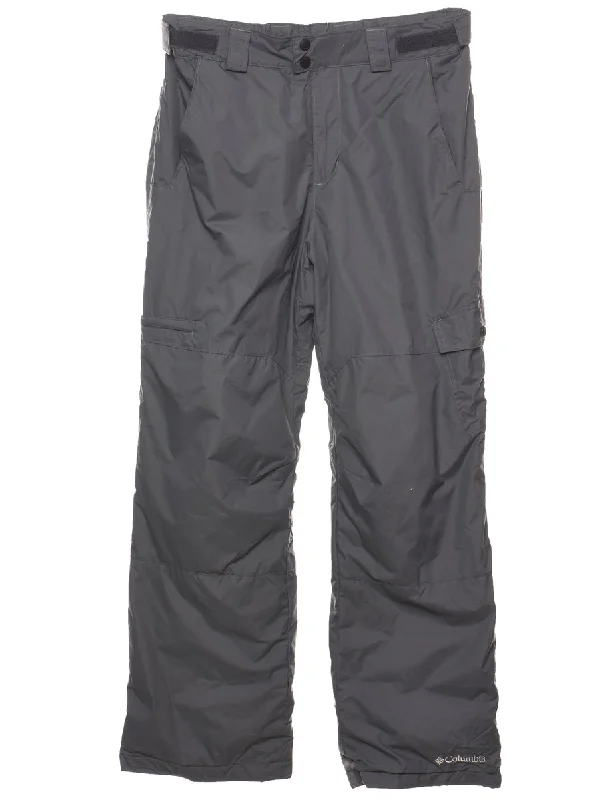 Columbia Grey Ski Trousers - W34 L31 Athletic Men's High