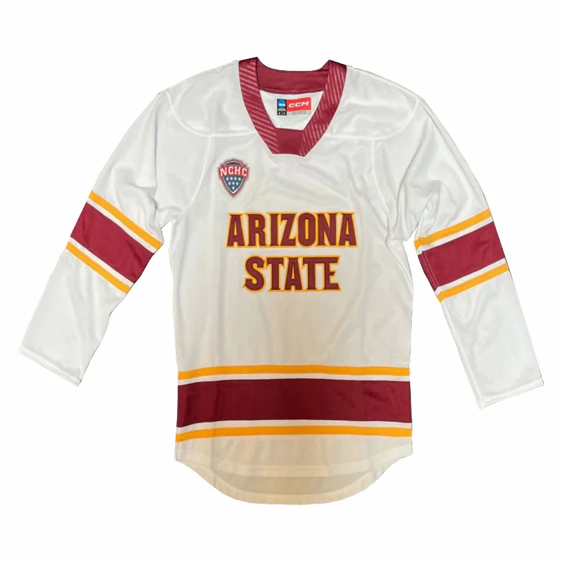 ASU CCM Hockey Jersey WHT Athletic Men's Compression