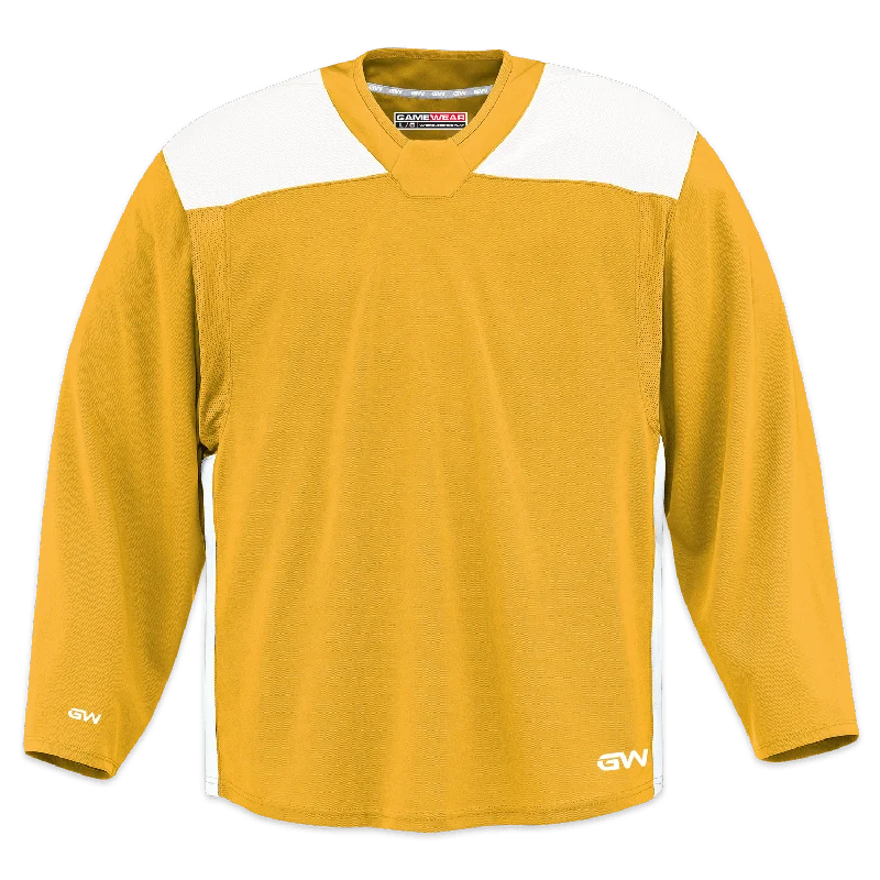 GameWear GW6500 ProLite Series Junior Hockey Practice Jersey - Yellow / White Earthy Men's Hemp