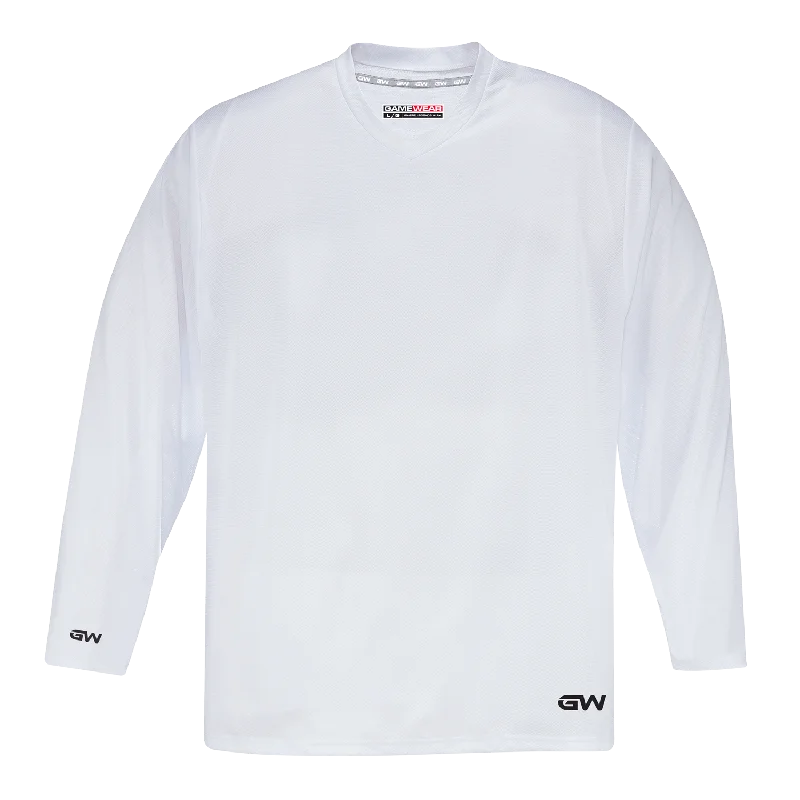 GameWear GW5500 ProLite Series Junior Hockey Practice Jersey - White Tailored