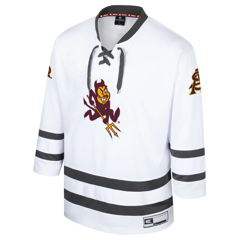 ASU OTI Hockey Jersey WHT Monochromatic All