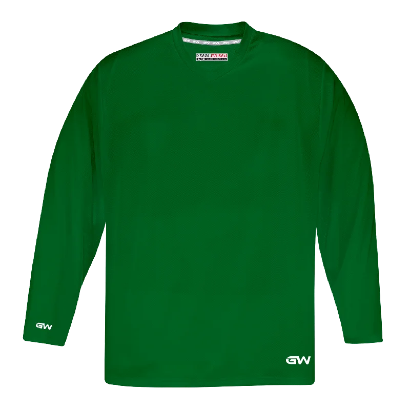 GameWear GW5500 ProLite Series Senior Hockey Practice Jersey - Kelly Green Laid