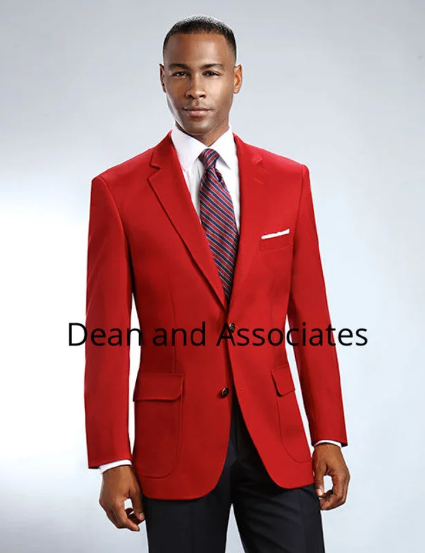 D9605 Blazer York Rite Chapter Red British Gentleman Style