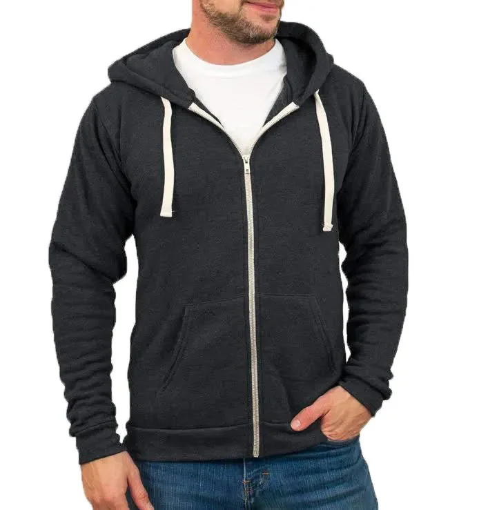 Organic Full Zip Hoodie Relaxed Men's Beach