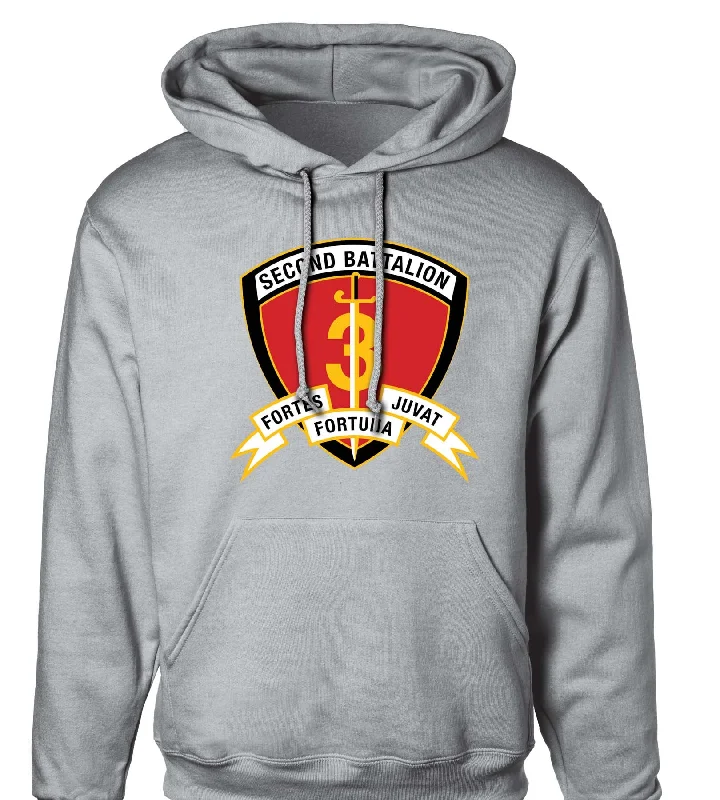 2nd Battalion 3rd Marines Hoodie Casual Men's Loose