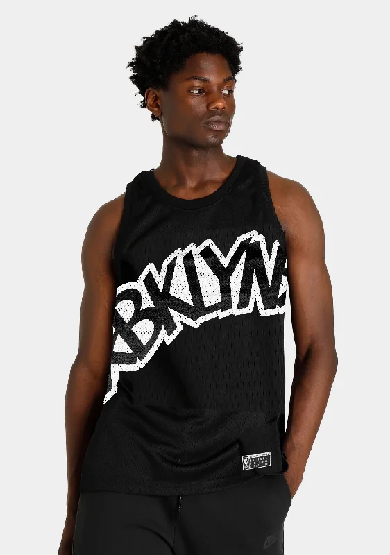 NBA Mens Brooklyn Nets Mesh Jersey <br> 7K2M17AA7-NYN Sophisticated Men's French