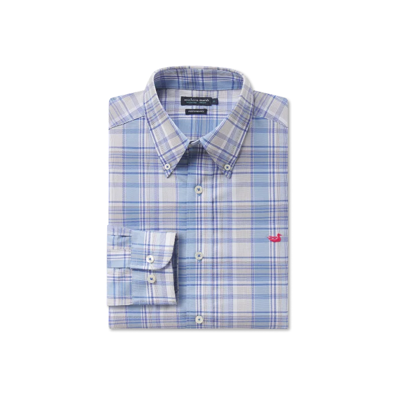 Kershaw Performance Plaid Dress Shirt Stylish Men's Neon