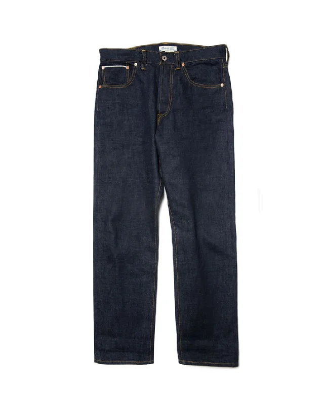 14.5oz one-wash Denim -'Blue Collar' Hip Men's Retro