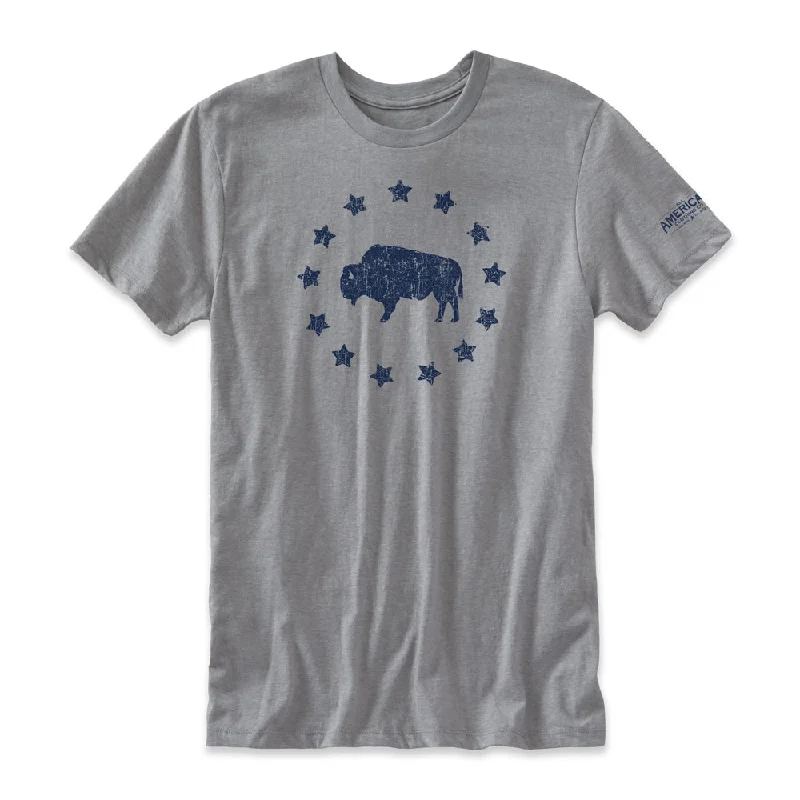 American Buffalo Graphic T-Shirt Dapper Men's 1920S