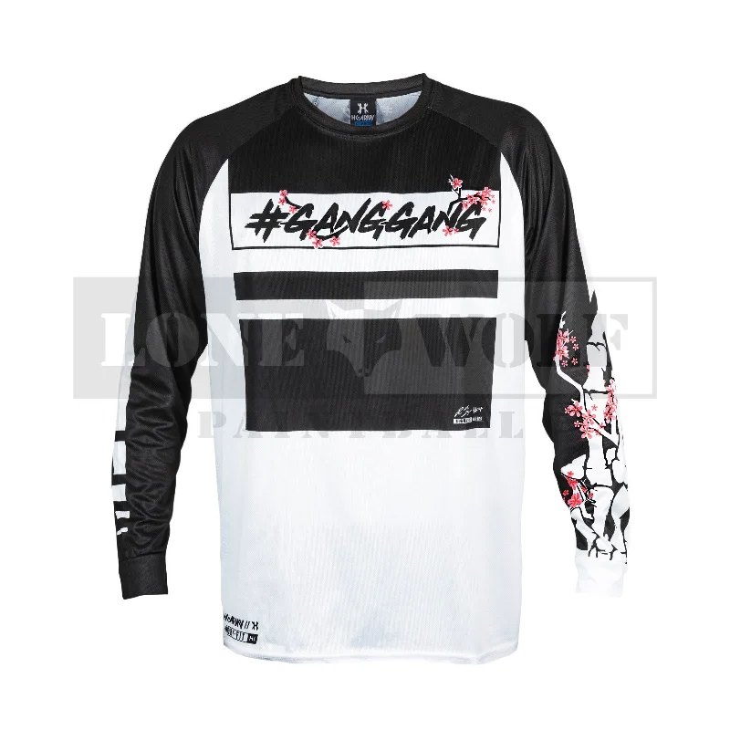 HK Army Longsleeve Dry Fit Jersey - Gang Gang Rebirth Lumberjack