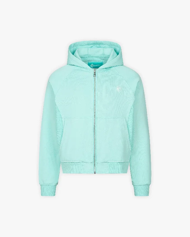 INSIDE OUT ZIP HOODIE TURQUOISE Tough Men's Military