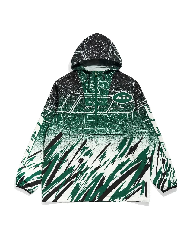 New York Jets Sketch Anorak Jacket Tough Men's Military