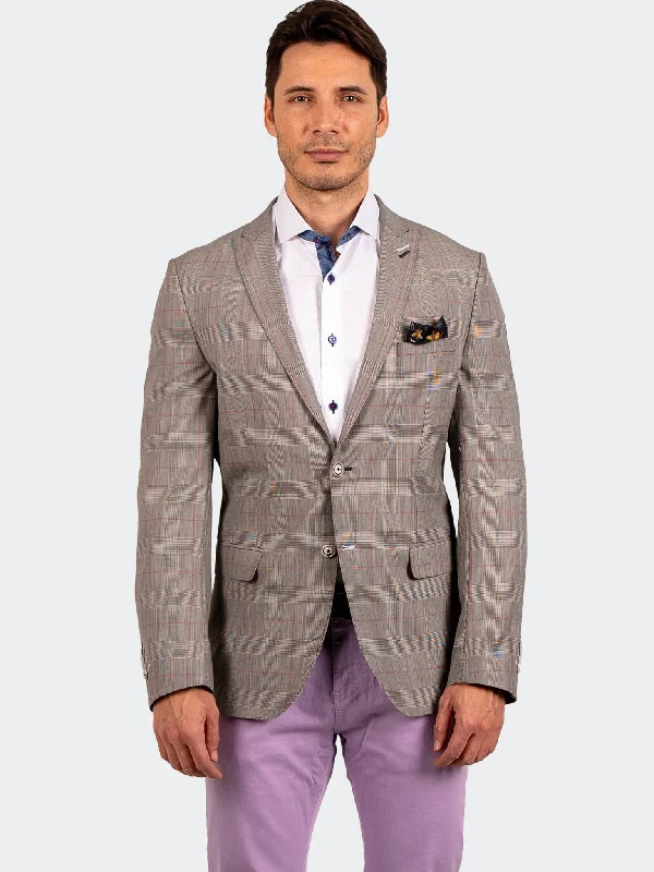 Blazer Descartes Resistance76 Grey Monochromatic Office Style