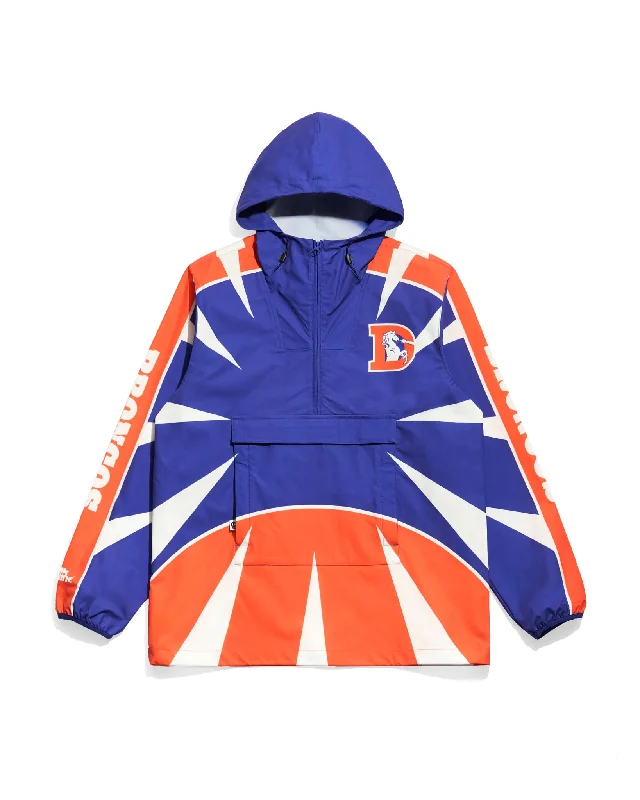 Denver Broncos Classic Spike Anorak Jacket Monochromatic All