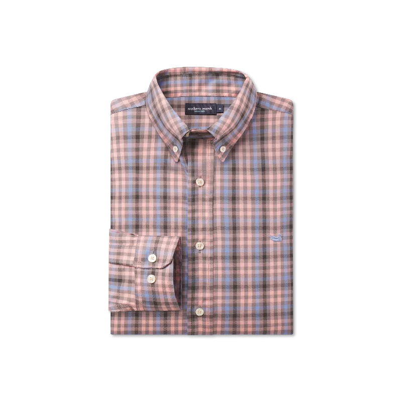 Cumberland Plaid Dress Shirt Earthy Men's Sustainable 