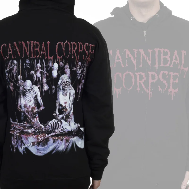 Cannibal Corpse "Butchered At Birth" Zip Hoodie Dynamic Men's High