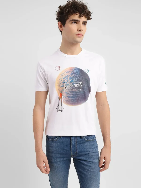 Men's Graphic Slim Fit T-shirt Classic Men's Pin