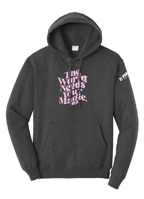 The World Needs Your Magic Hoodie Hip Men's Retro