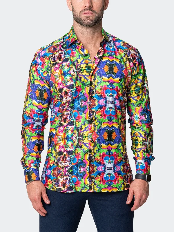 Fibonacci AcidSkull Multi Trendy Men's Oversized