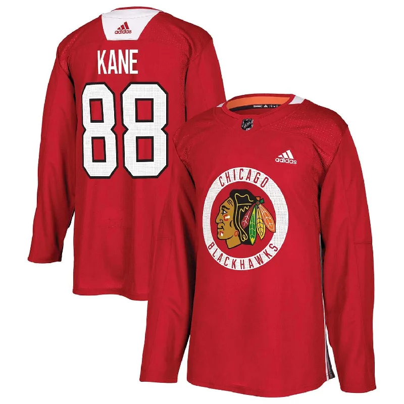 PATRICK KANE CHICAGO BLACKHAWKS ADIDAS PRACTICE PLAYER JERSEY Refined Men's European