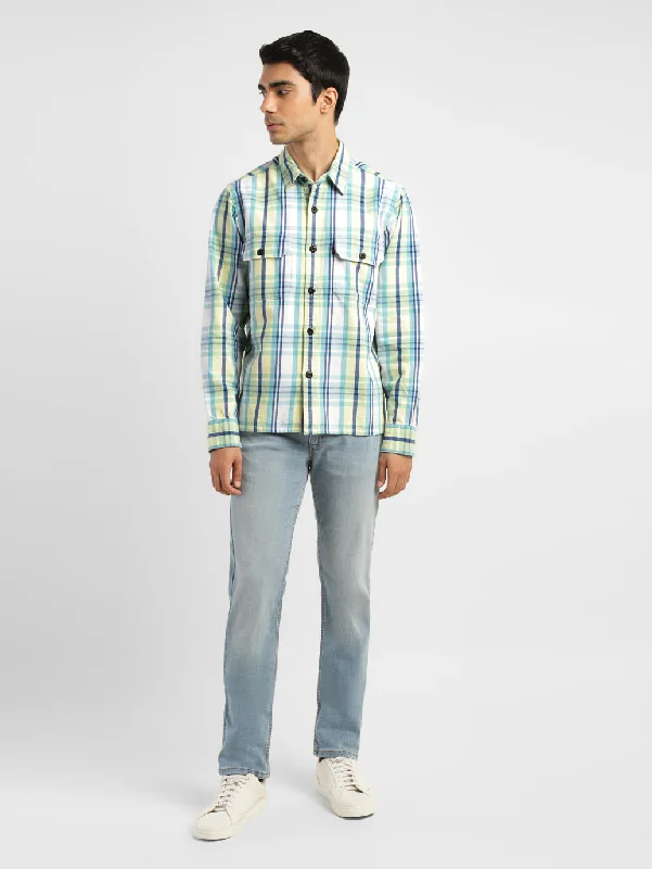 Men's Plaid Relaxed Fit Shirt Confident Men's Power