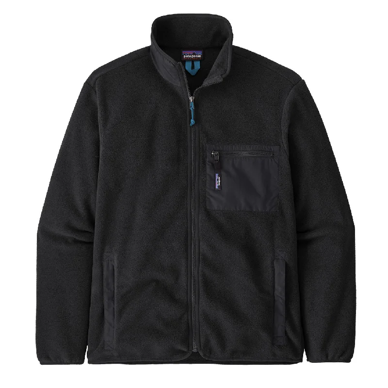 Patagonia Synchilla Fleece Jacket Black Hip Men's Retro