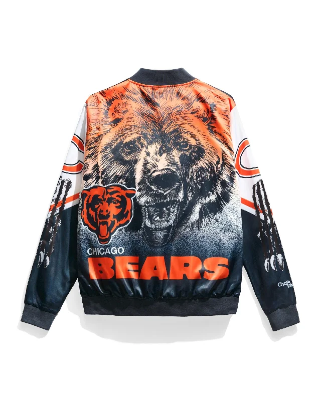 Chicago Bears Fanimation Satin Jacket Bohemian Men's Free